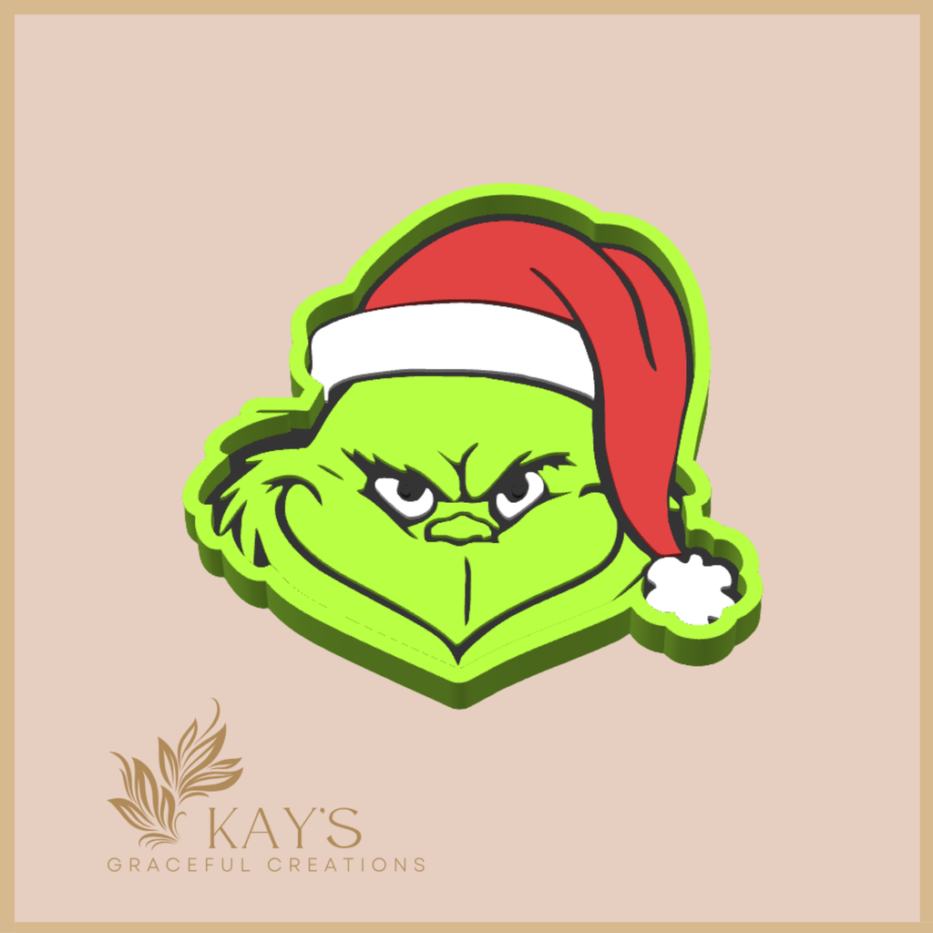 Green Holiday Grump Tray – Funny Christmas Desk Organizer