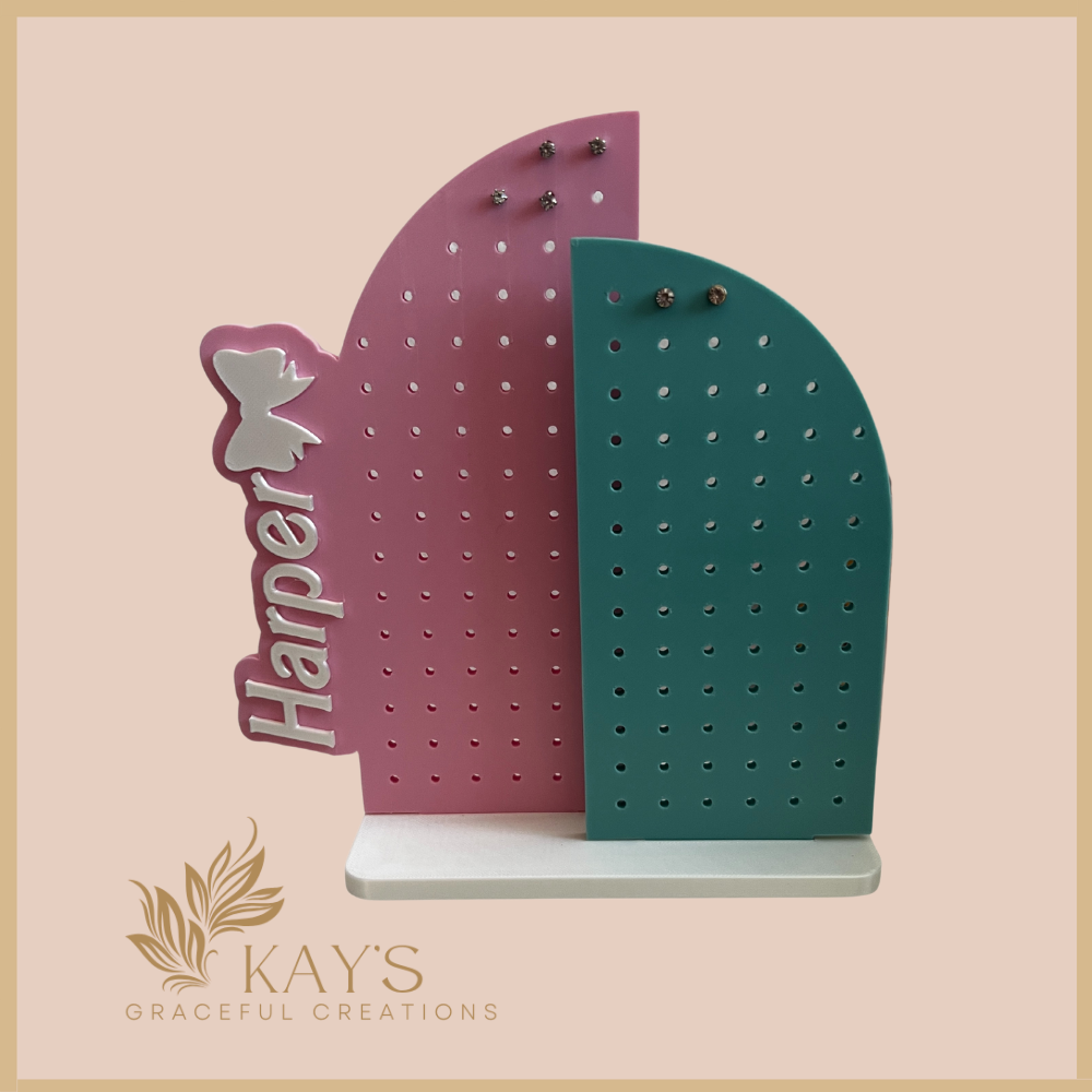 Custom Dual Arch Earring Holder