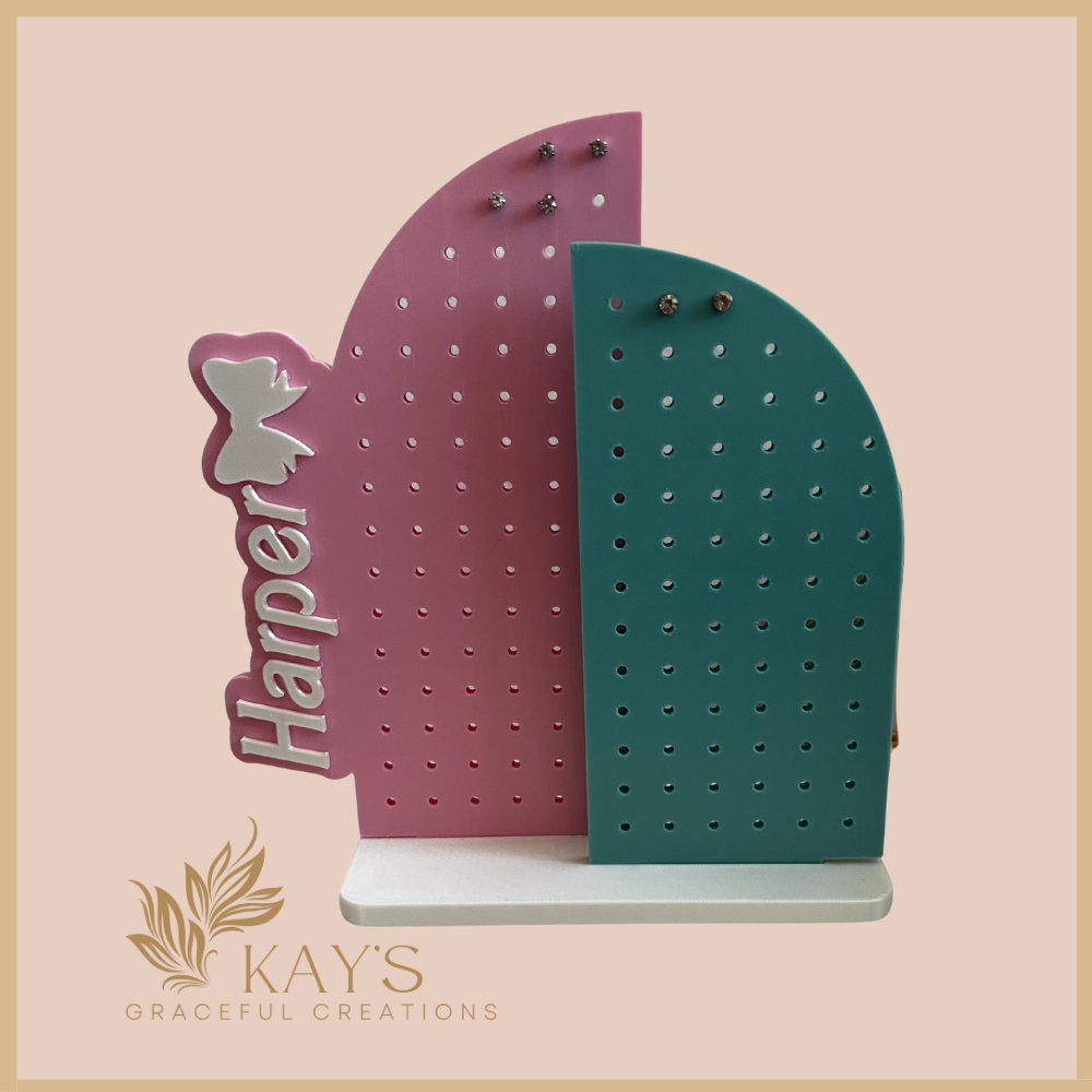 Custom Dual Arch Earring Holder