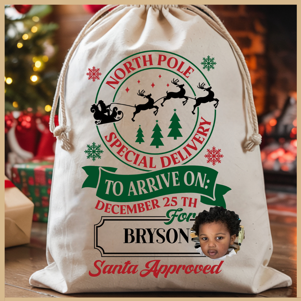 Personalized Christmas Santa Bag