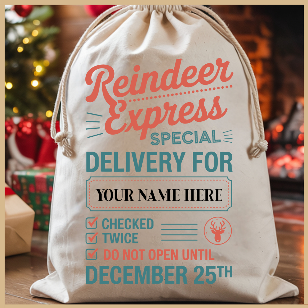 Personalized Christmas Santa Bag