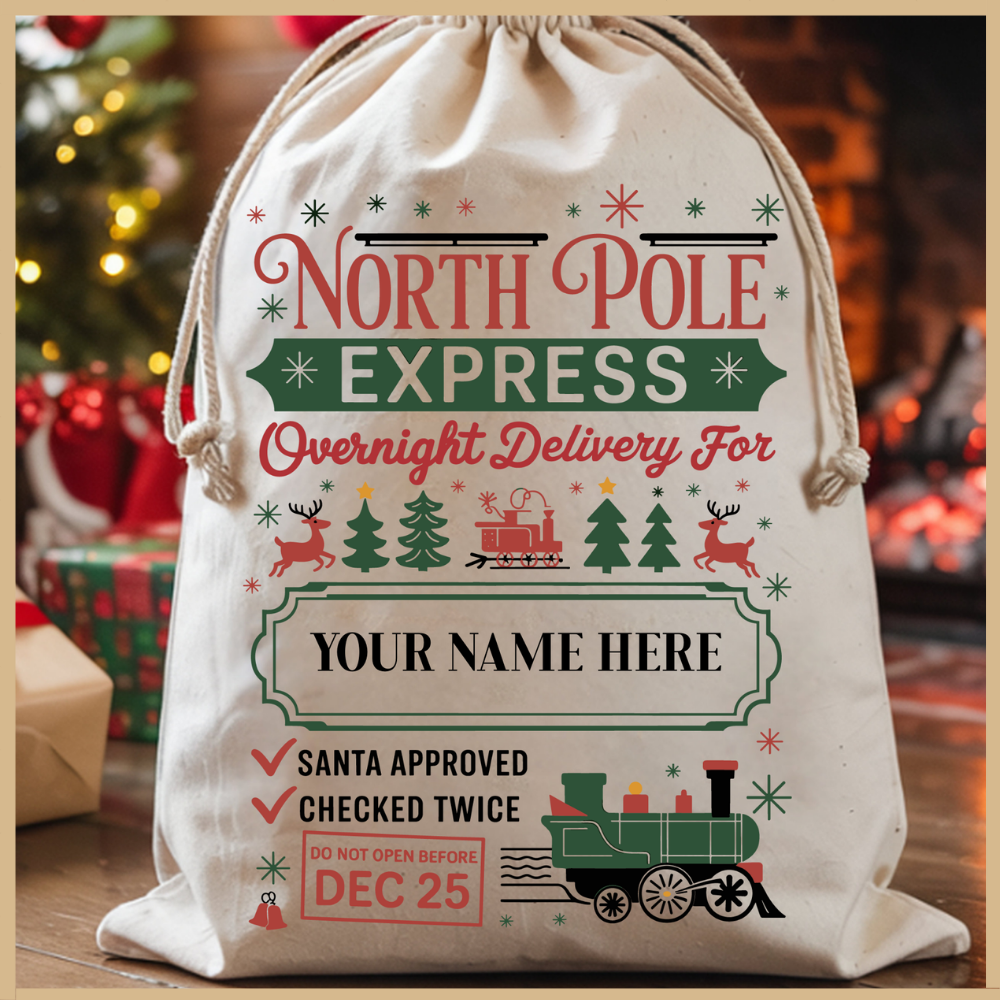 Personalized Christmas Santa Bag