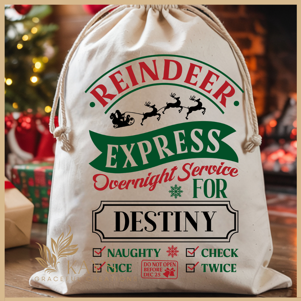 Personalized Christmas Santa Bag