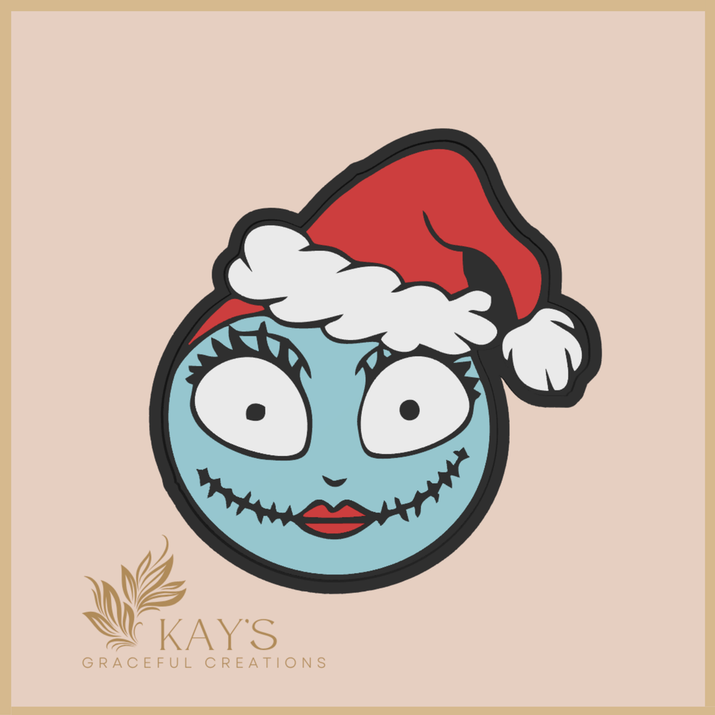 Festive Stitch Girl Tray – Holiday Blue Character Desk Tray