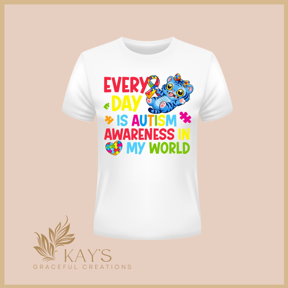 Neurodiversity & Autism Awareness Graphic T-Shirt