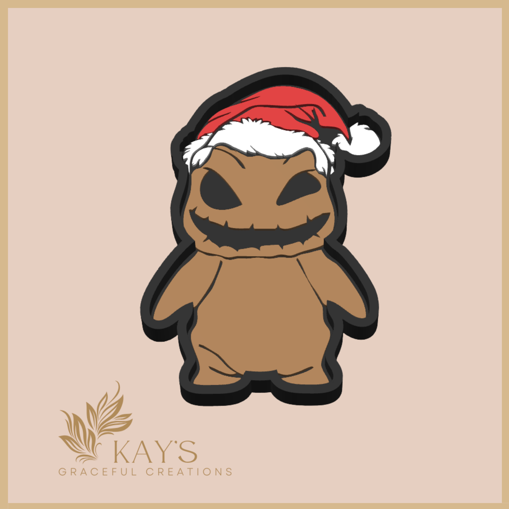 Holiday Mischief Tray – Playful Brown Character Accessory Holder