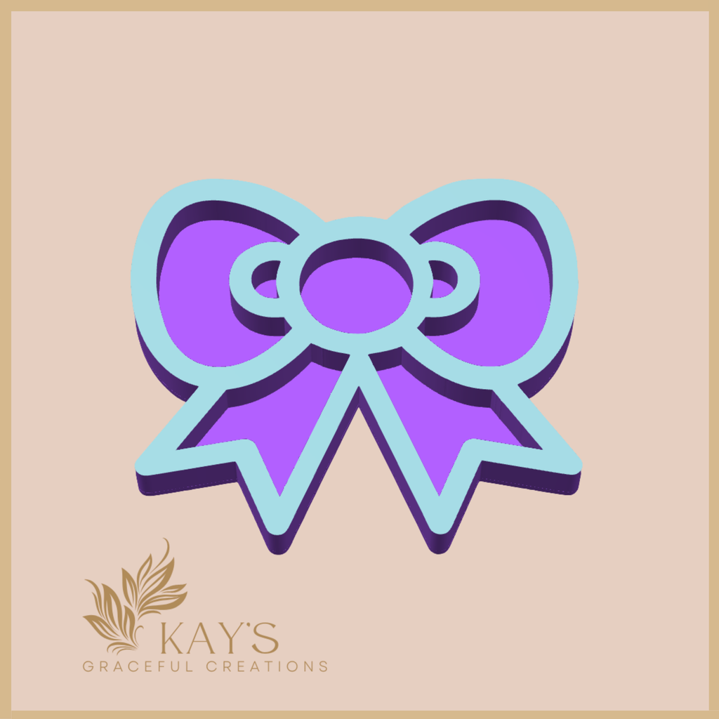 Candy Bow Tray – Sweet Pink Accessory Holder for Christmas