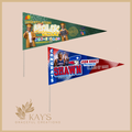 Custom Photo Graduation Pennant Flag | Personalized Class of 2026 Party Decor