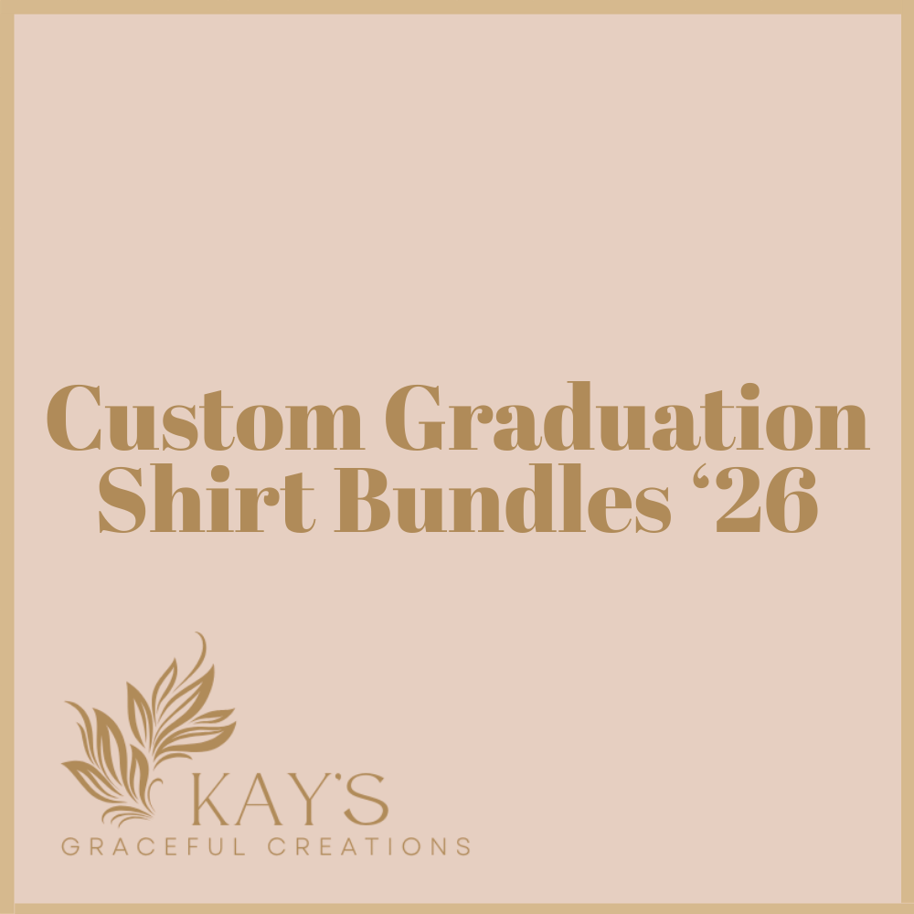 Custom Graduation Shirt Bundles - Class of 2026