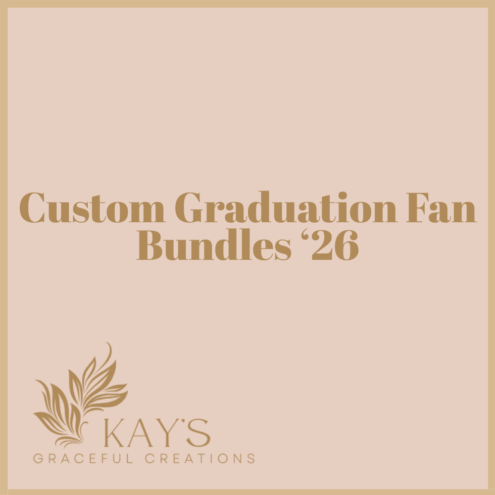 Class of 2026 Custom Graduation Fan Bundles
