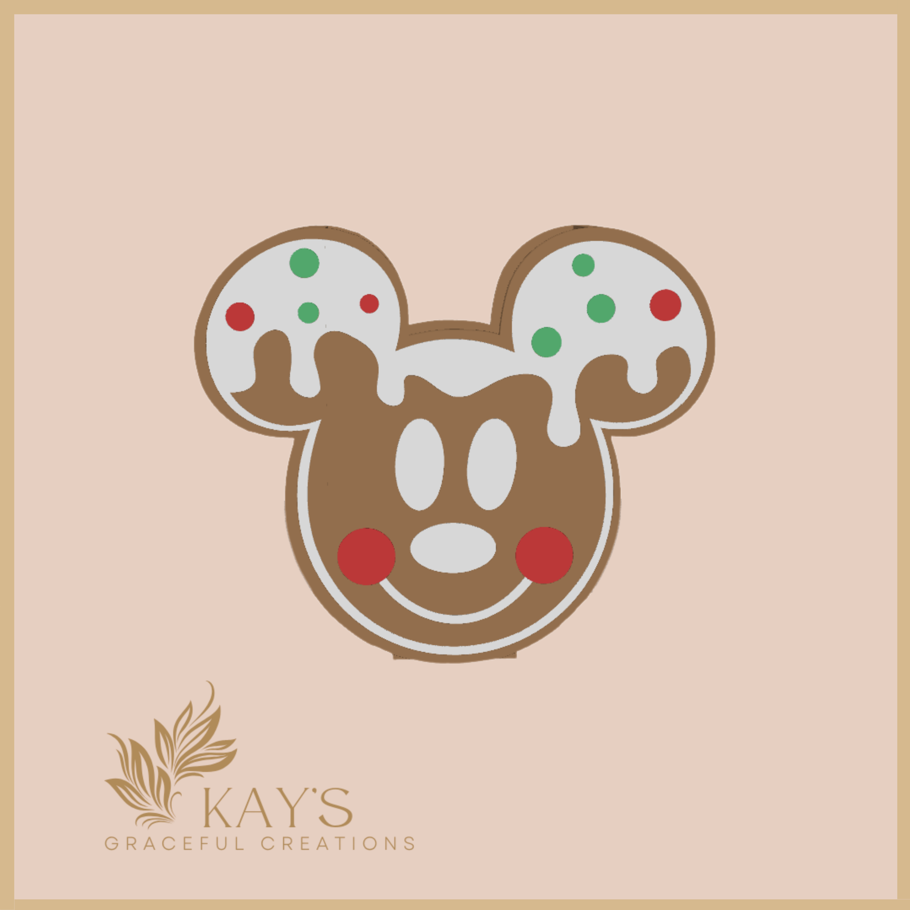 Gingerbread Ears Pencil Holder – Holiday Desk Organizer