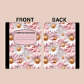 3D Pink Daisy Composition Notebook