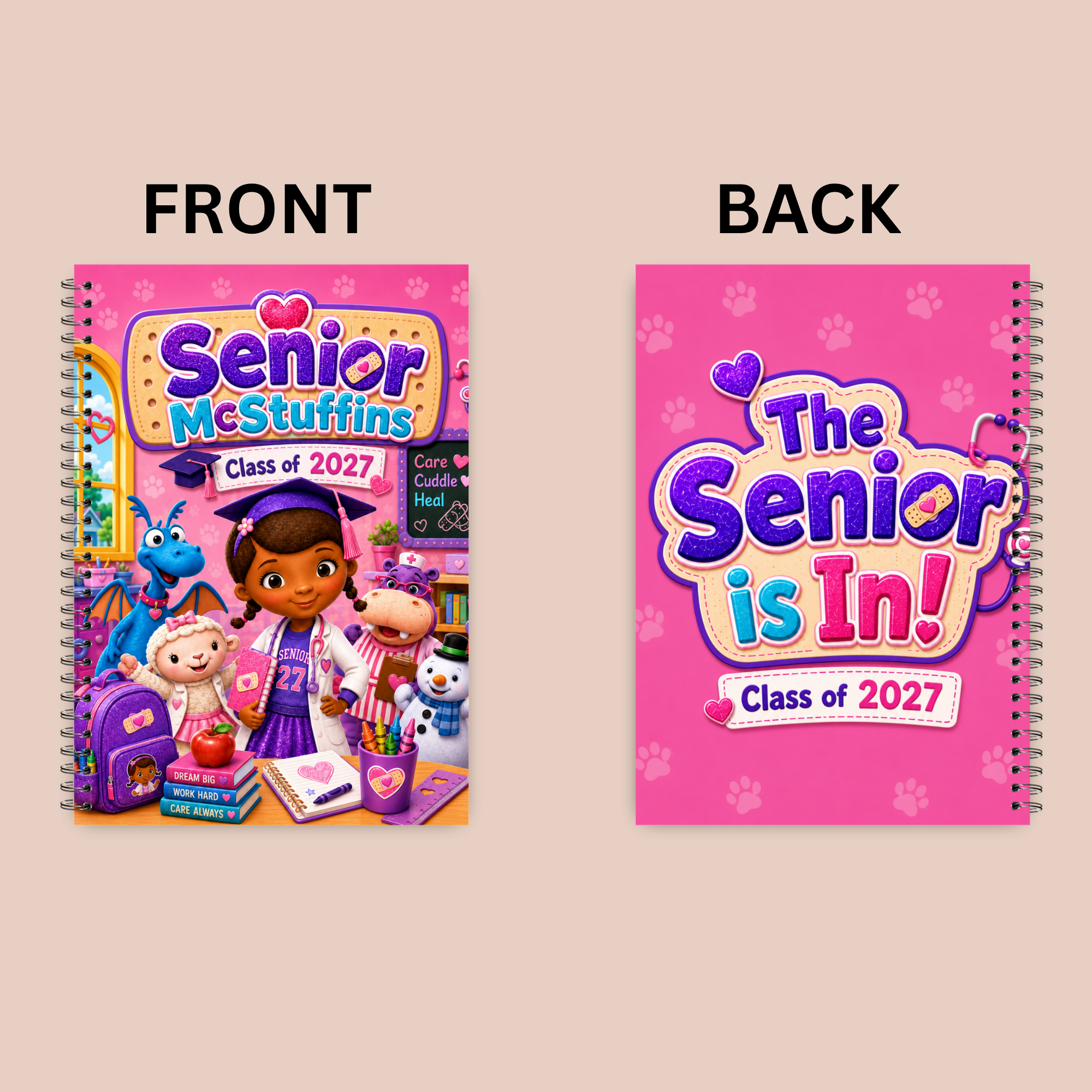 Custom Senior Themed Notebooks – Class of 2027