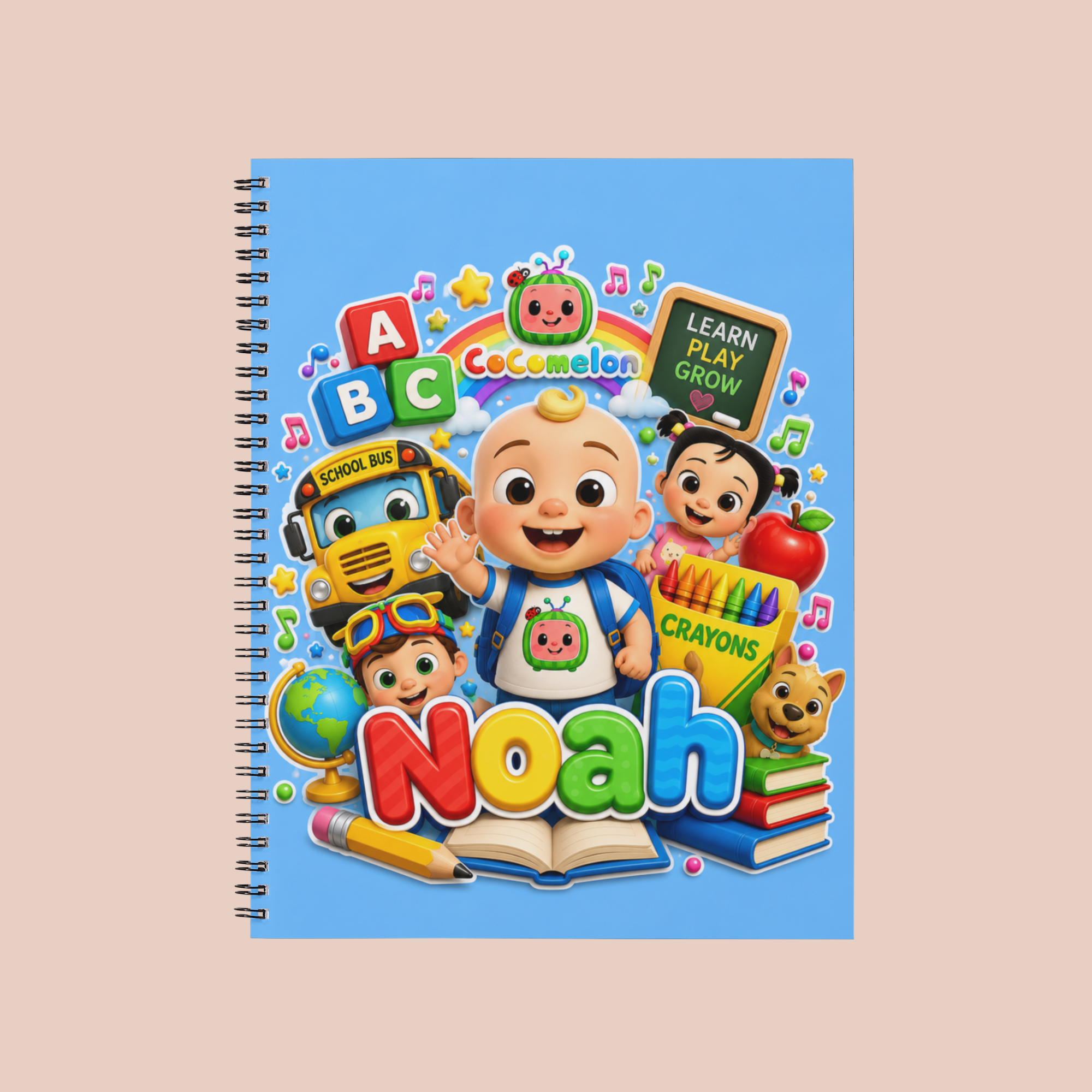 Custom Themed Spiral Notebooks