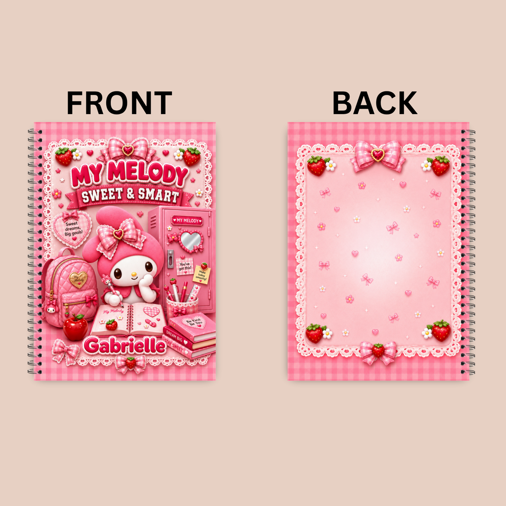 Personalized Hello Kitty & Friends Spiral Notebook