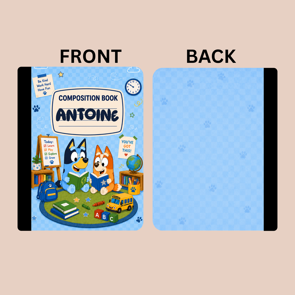 Custom Themed Composition Notebooks