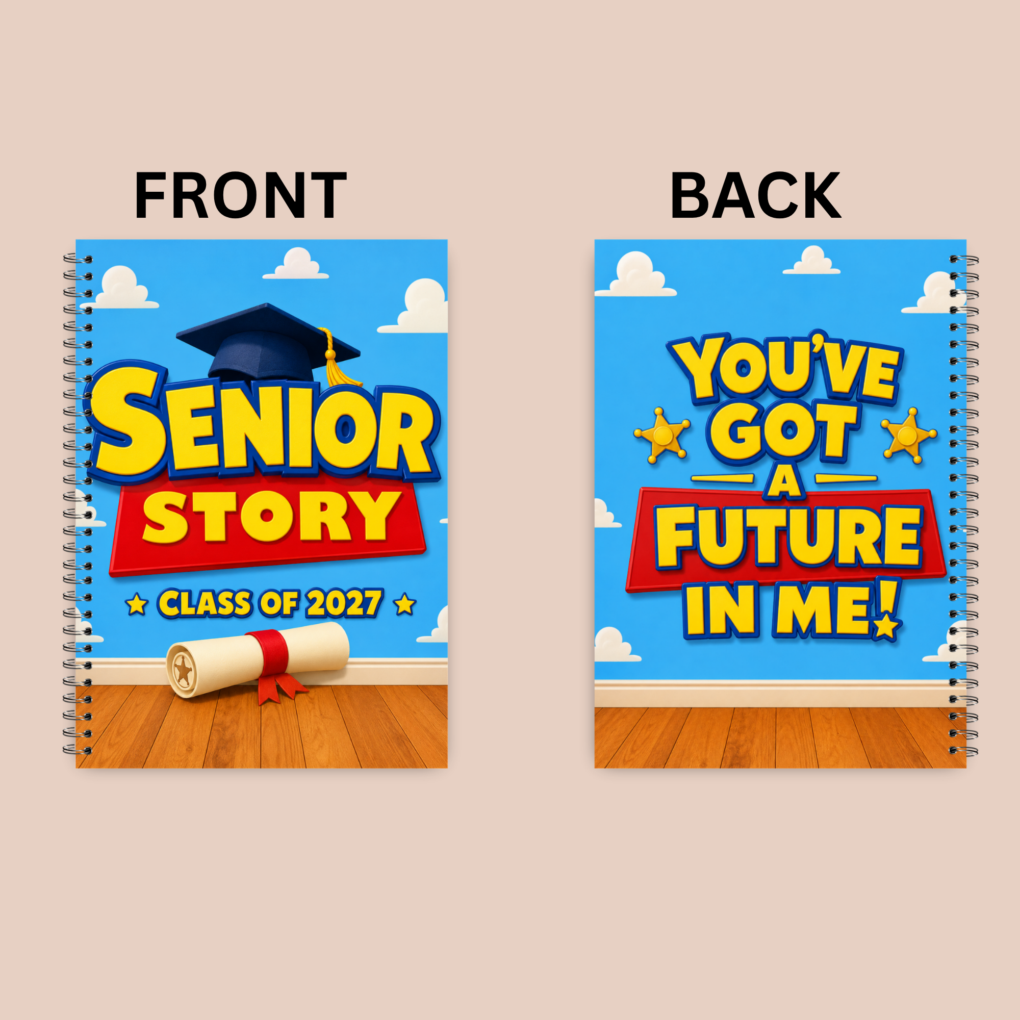 Custom Senior Themed Notebooks – Class of 2027