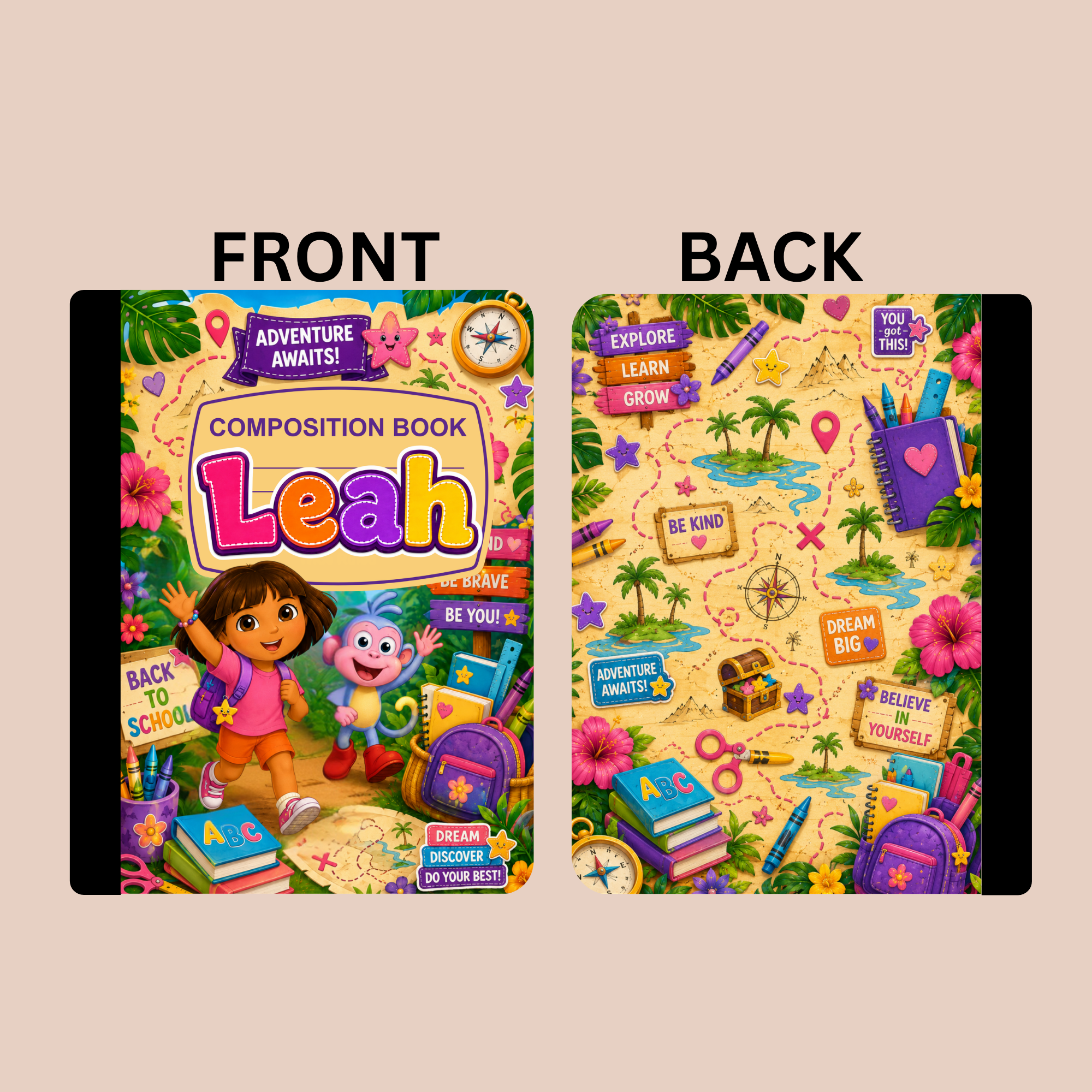 Custom Themed Composition Notebooks