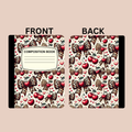 Cherry Leopard Print Composition Notebook