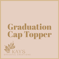 Custom Class of 2026 Graduation Cap Topper | Personalized Photo Grad Cap Cover