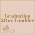 Custom Graduation Skinny Tumbler | High School & College Grad Gift