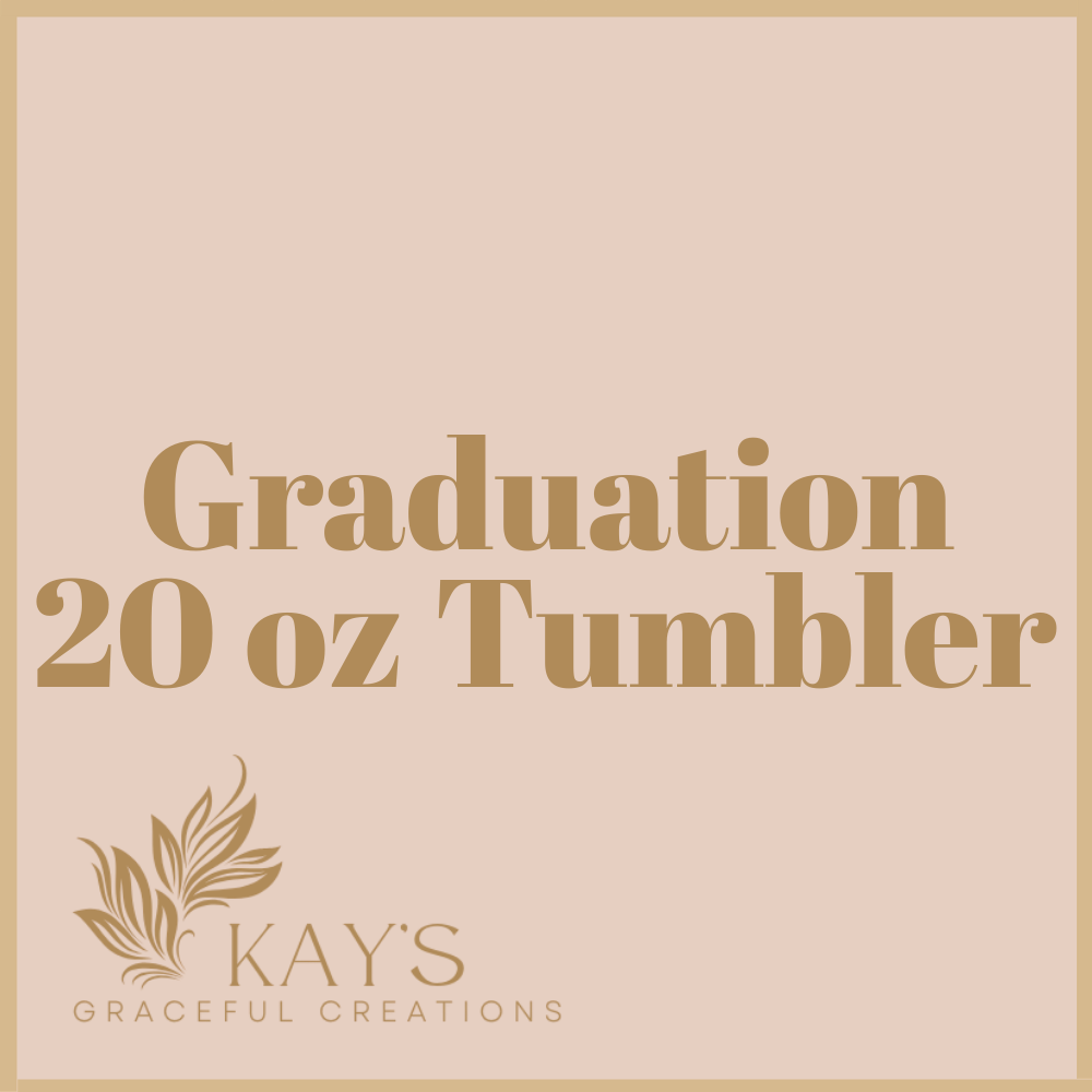 Custom Graduation Skinny Tumbler | High School & College Grad Gift