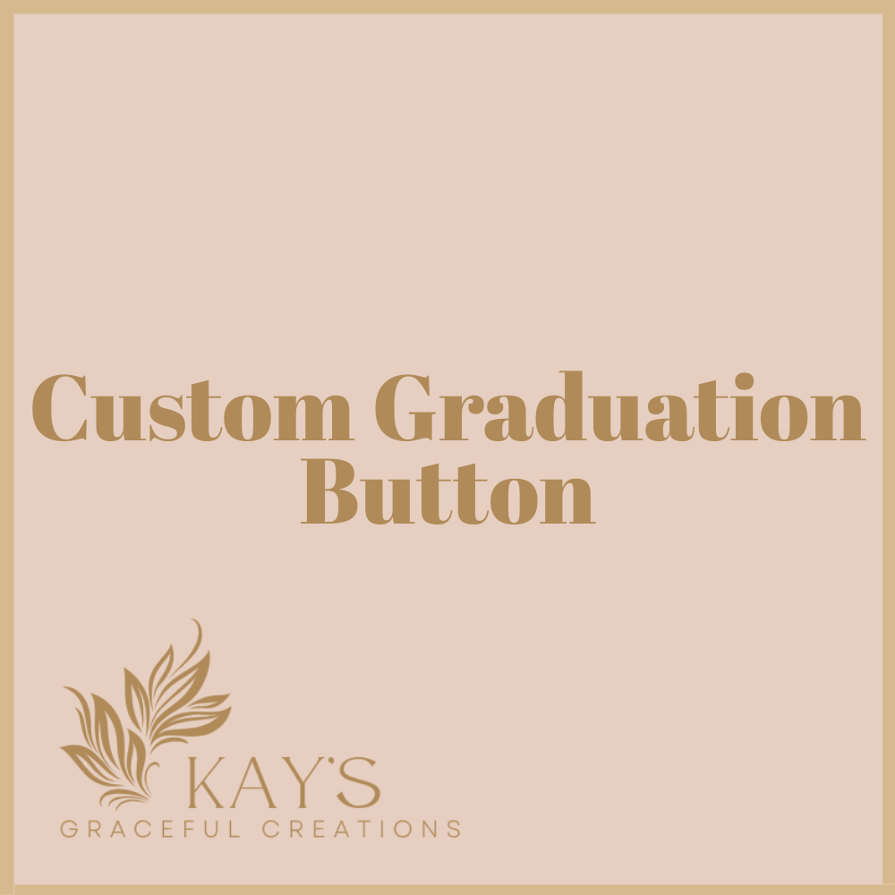 Custom Class of 2026 Graduation Photo Button | Personalized Senior Pin