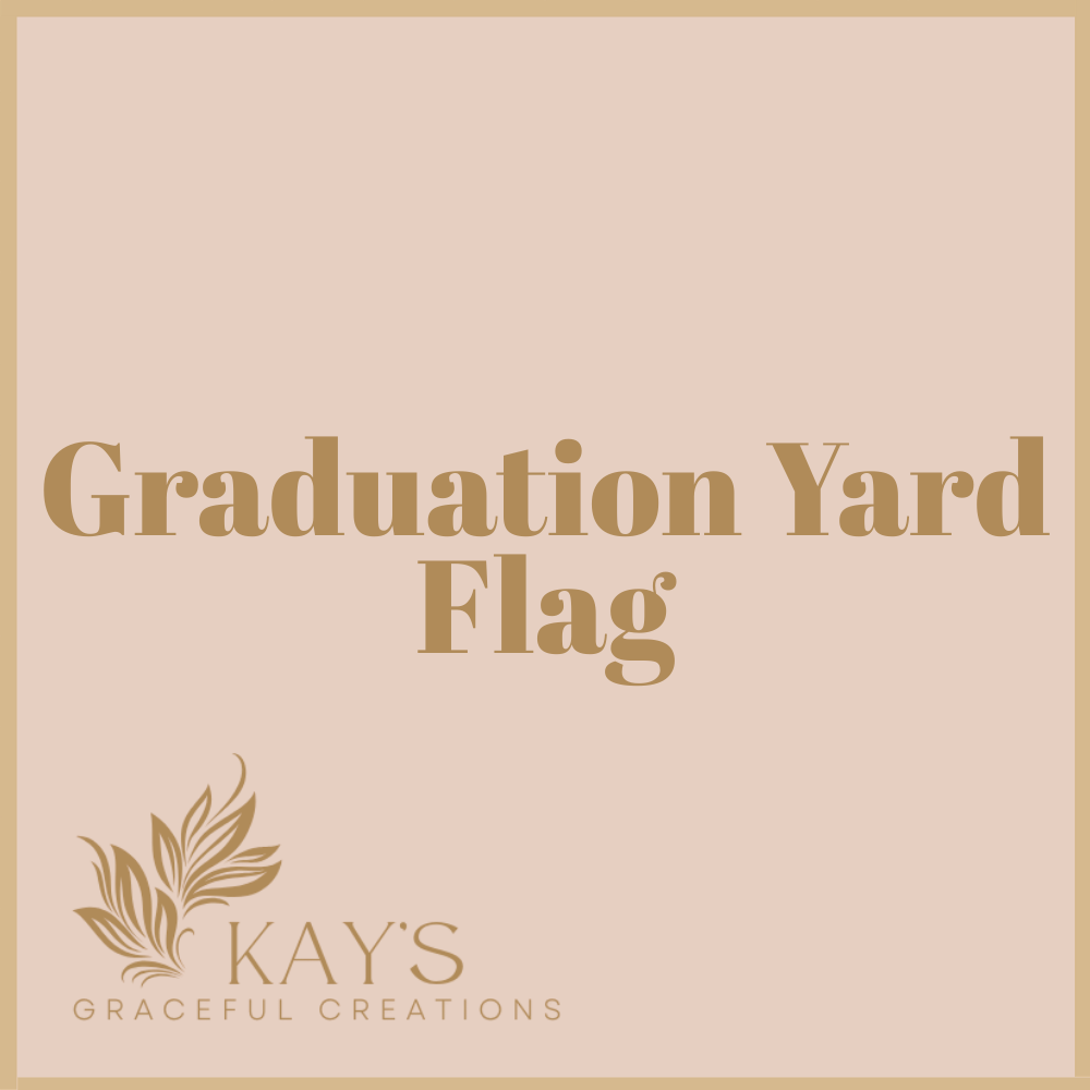 Custom Class of 2026 Graduation Yard Flag | Personalized Senior Garden Banner