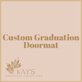 Custom Class of 2026 Graduation Photo Doormat | Personalized Senior Welcome Mat