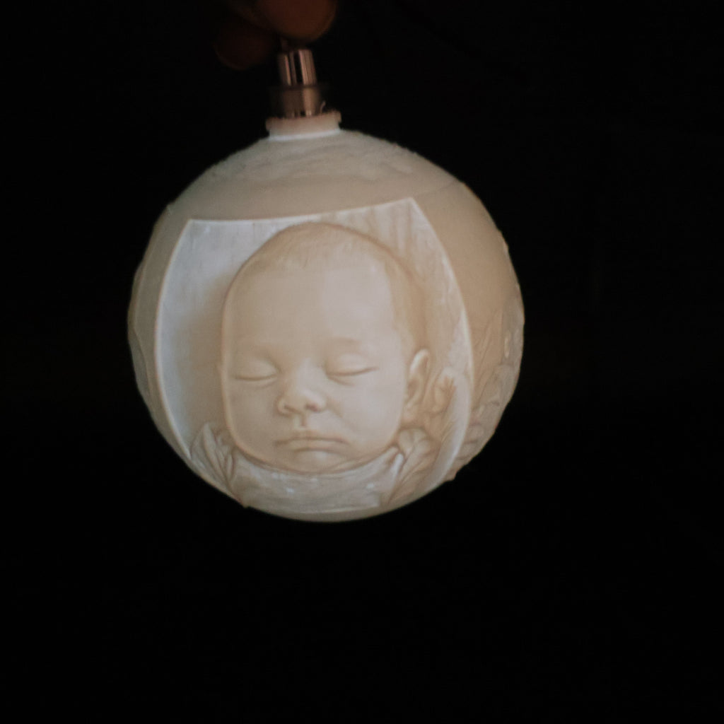 3D PRINTED PERSONALIZED ORNAMENTS