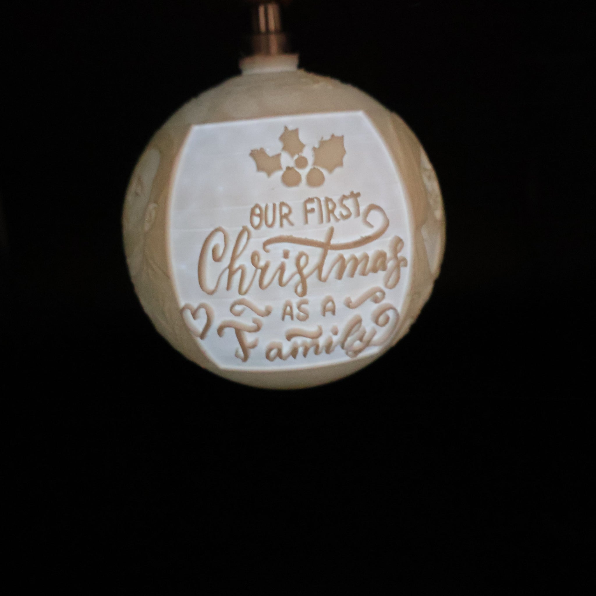 3D PRINTED PERSONALIZED ORNAMENTS
