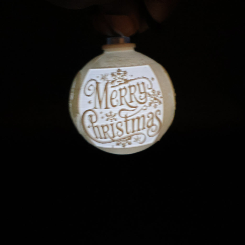 3D PRINTED PERSONALIZED ORNAMENTS