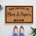 Personalized "Mimi & Papa's House" Welcome Mat - Custom Grandparent Gift