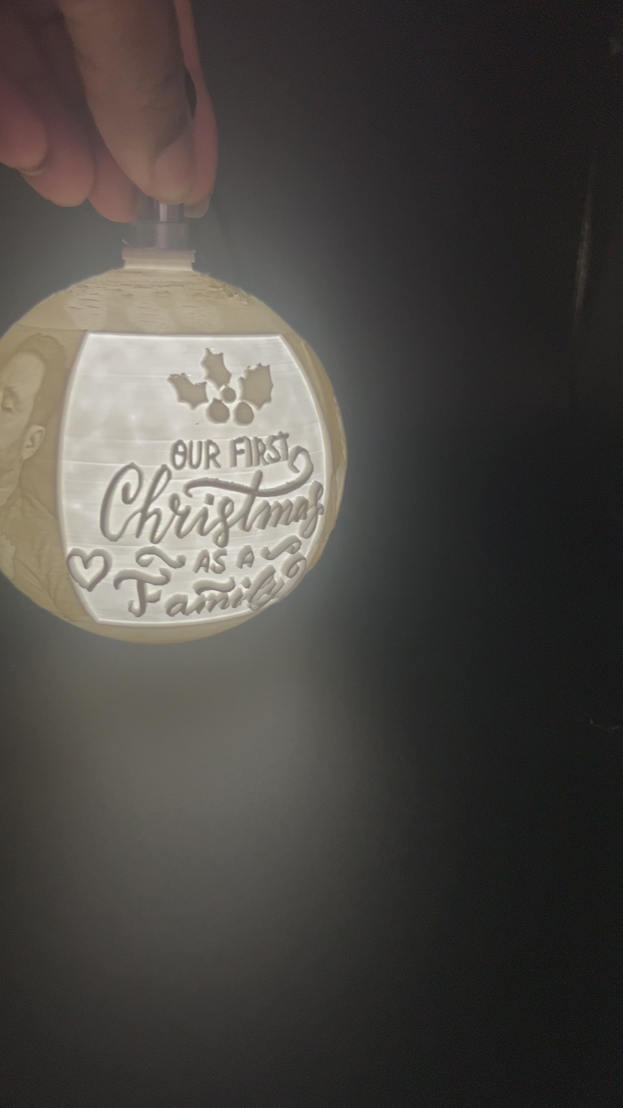 3D PRINTED PERSONALIZED ORNAMENTS